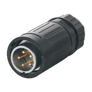 YA-20-C05PE-01-001, 5-Pin Male Cable Mount Waterproof Connector