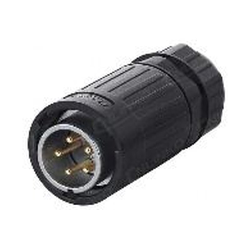 YA-20-C05PE-03-001, 5-Pin Male Cable Mount Waterproof Connector