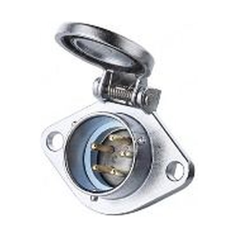 YA-20-C05SX-01-001, 5-Pin Male Panel Mount Waterproof Connector