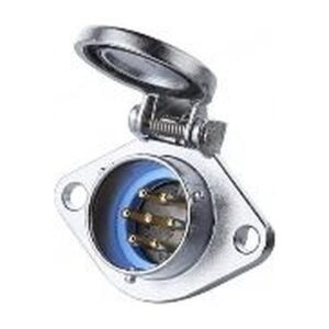 YA-20-C07SX-03-201, 7-Pin Male Panel Mount Waterproof Connector