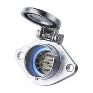 YA-20-C09SX-03-201, 9-Pin Male Panel Mount Waterproof Connector