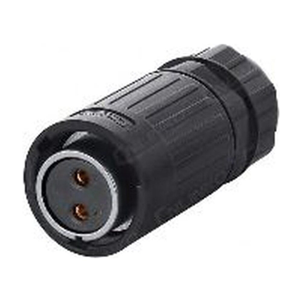 YA-20-J02PE-01-001, 2-Pin Female Cable Mount Waterproof Connector