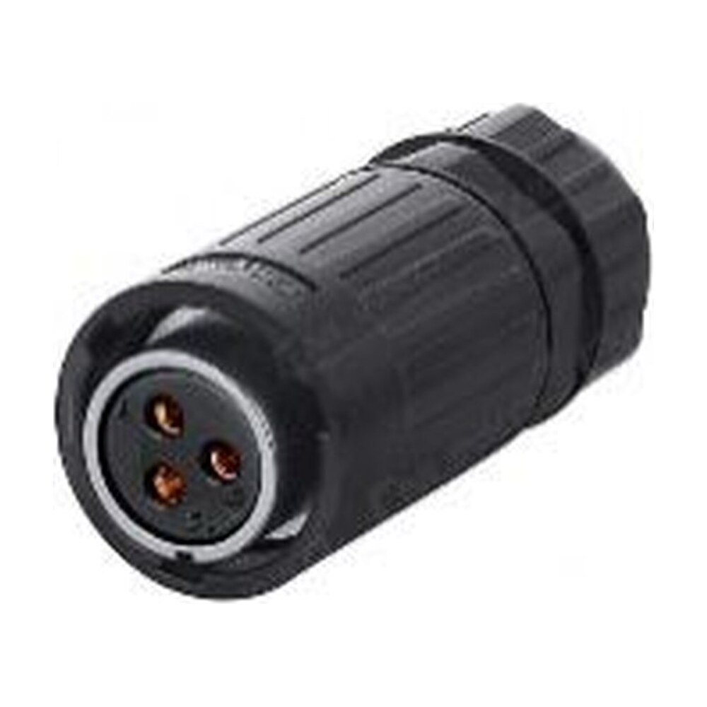 YA-20-J03PE-01-001, 3-Pin Female Cable Mount Waterproof Connector