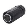 YA-20-J05PE-03-001, 5-Pin Female Cable Mount Waterproof Connector