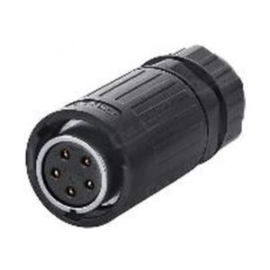 YA-20-J05PE-03-001, 5-Pin Female Cable Mount Waterproof Connector