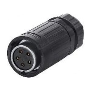 YA-20-J05PE-01-001, 5-Pin Female Cable Mount Waterproof Connector