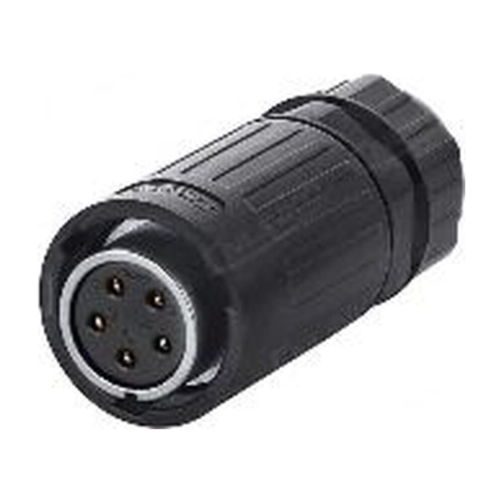 YA-20-J05PE-01-001, 5-Pin Female Cable Mount Waterproof Connector