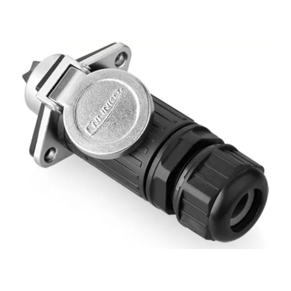 YA-20-J09SX-03-201, 9-Pin Female Panel Mount Waterproof Connector