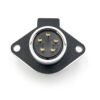 YA-20-J05SX-01-001, 5-Pin Female Panel Mount Waterproof Connector