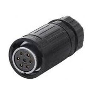 YA-20-J07PE-03-001, 7-Pin Female Cable Mount Waterproof Connector
