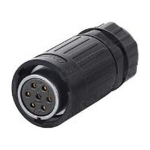 YA-20-J07PE-03-001, 7-Pin Female Cable Mount Waterproof Connector
