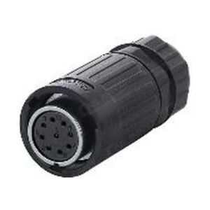 YA-20-J09PE-03-001, 9-Pin Female Cable Mount Waterproof Connector