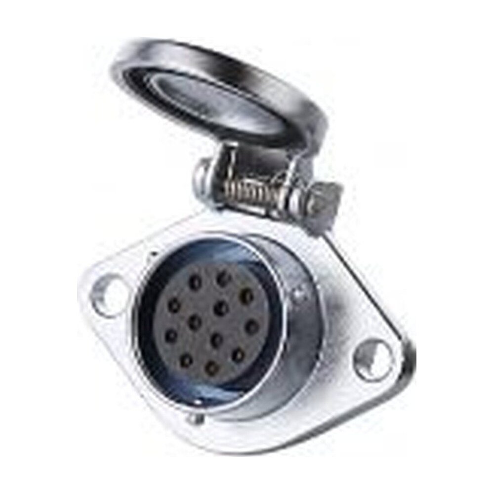 YA-20-J12SX-03-201, 12-Pin Female Panel Mount Waterproof Connector