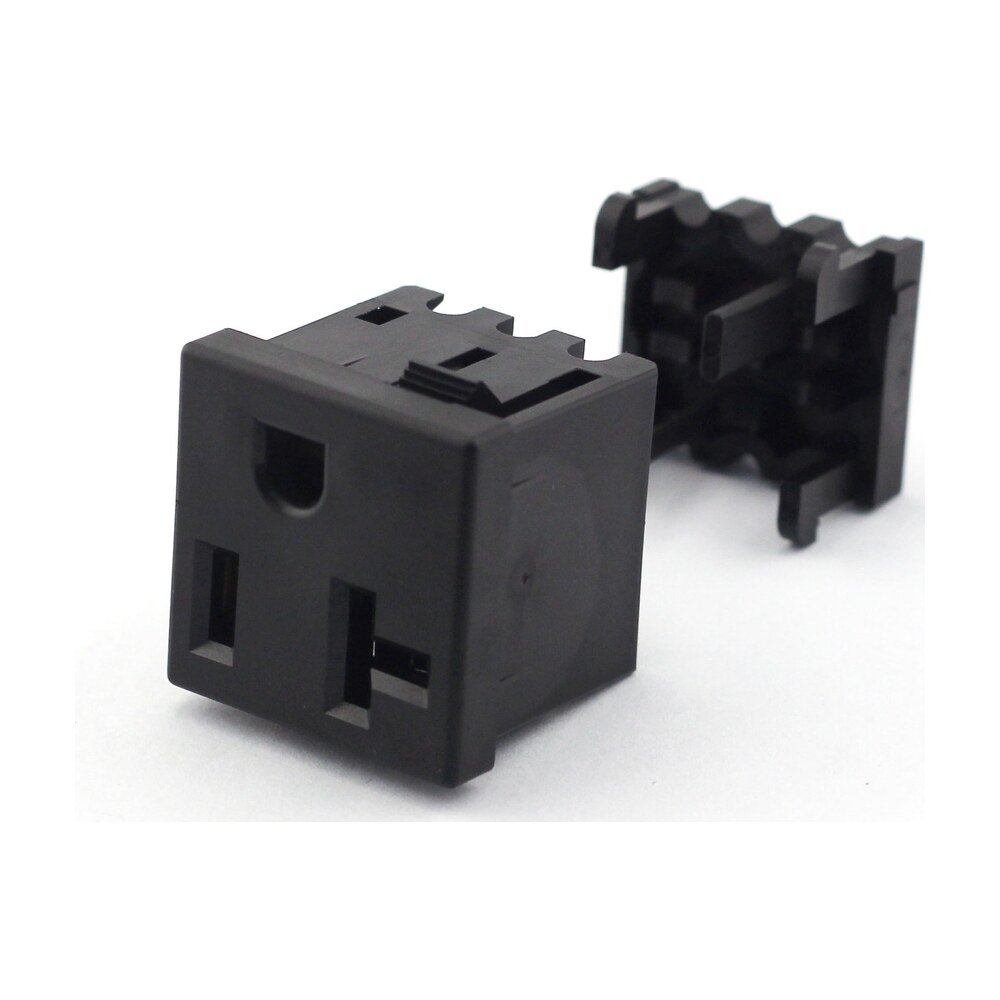MR-EQT090801, NEMA 5-20R 20A 125V AC Cord-Mount Receptacle