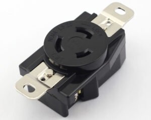 MR-EQT090900, NEMA L5-20 20A 125V AC Locking Receptacle (Panel Mount)