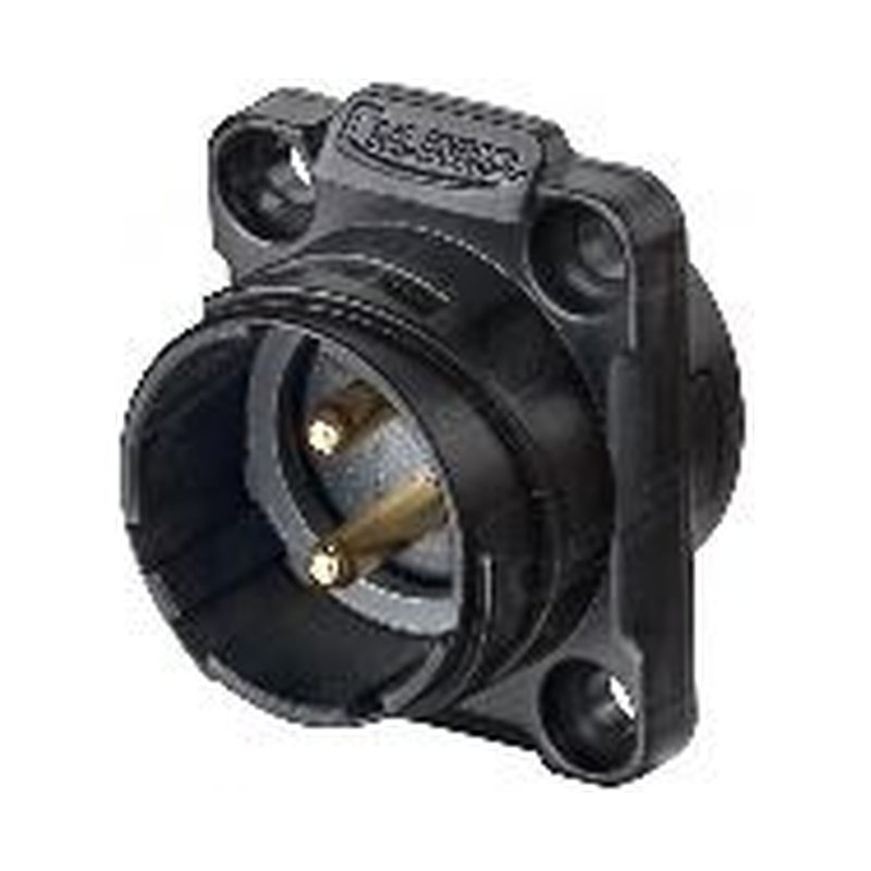 YM-20-C02SX-01-001, 2-Pin Male Panel Mount Waterproof Connector