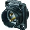 YM-20-C02SX-01-001, 2-Pin Male Panel Mount Waterproof Connector