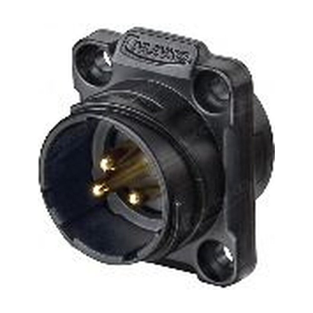 YM-20-C03SX-02-401, 3-Pin Male Panel Mount Waterproof Connector