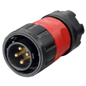 YM-20-C04PE-01-001, 4-Pin Male Cable Mount Waterproof Connector