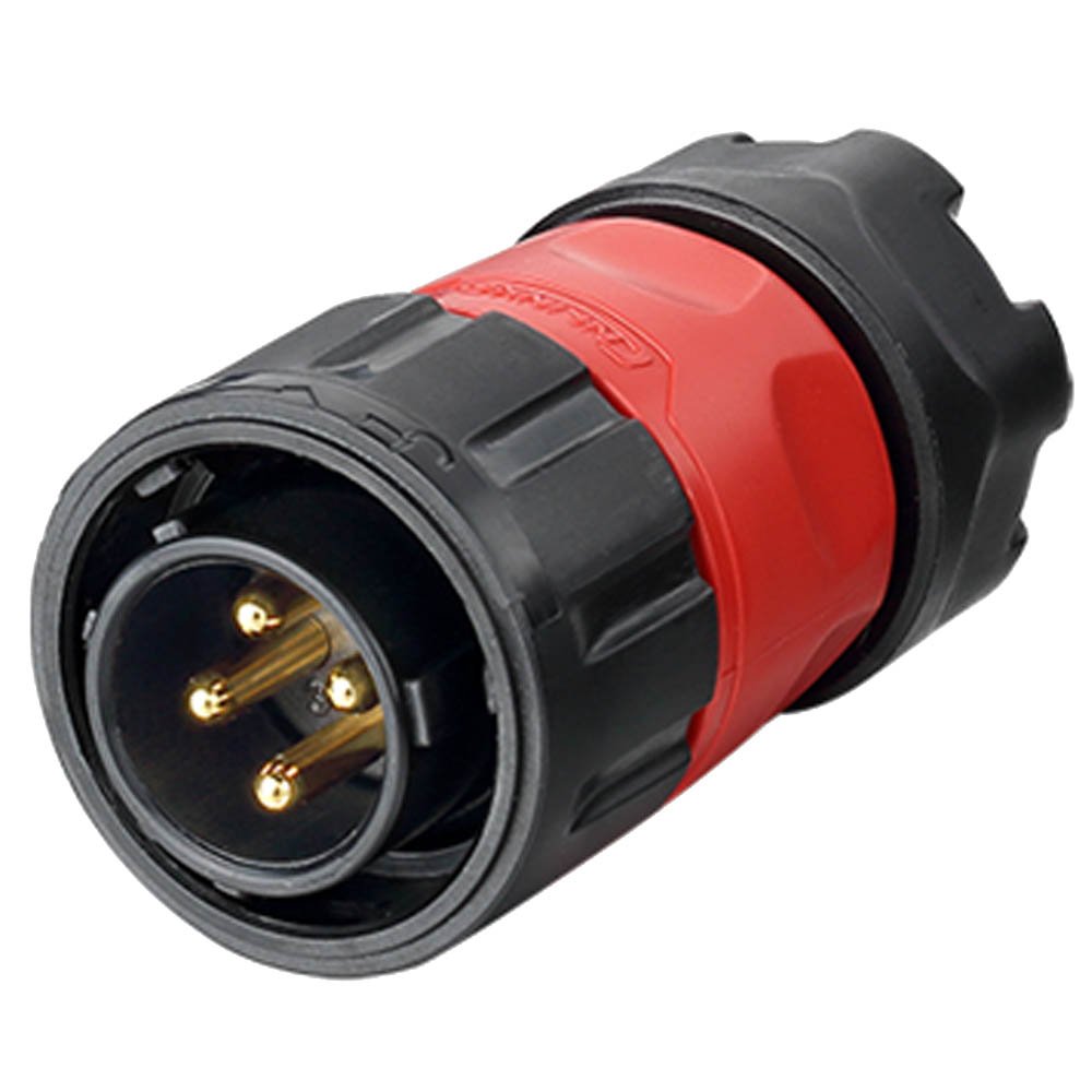 YM-20-C04PE-01-001, 4-Pin Male Cable Mount Waterproof Connector