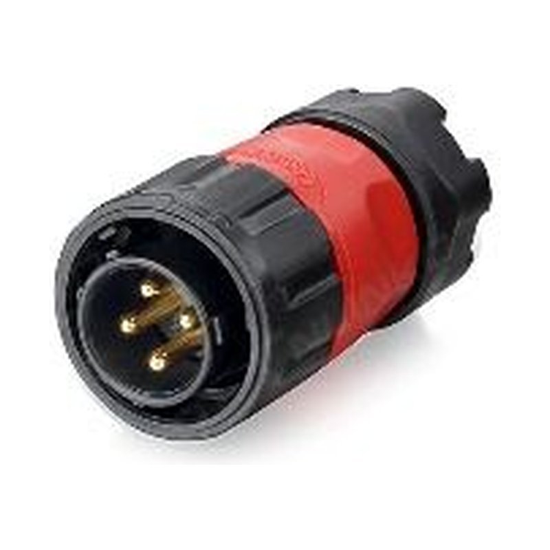 YM-20-C04PE-01-001, 4-Pin Male Cable Mount Waterproof Connector