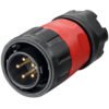 YM-20-C05PE-01-001, 5-Pin Male Cable Mount Waterproof Connector