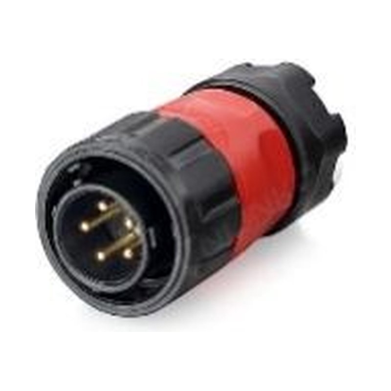 YM-20-C05PE-01-001, 5-Pin Male Cable Mount Waterproof Connector