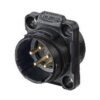 YM-20-C05SX-01-001, 5-Pin Male Panel Mount Waterproof Connector