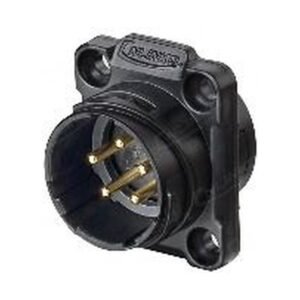 YM-20-C05SX-01-001, 5-Pin Male Panel Mount Waterproof Connector