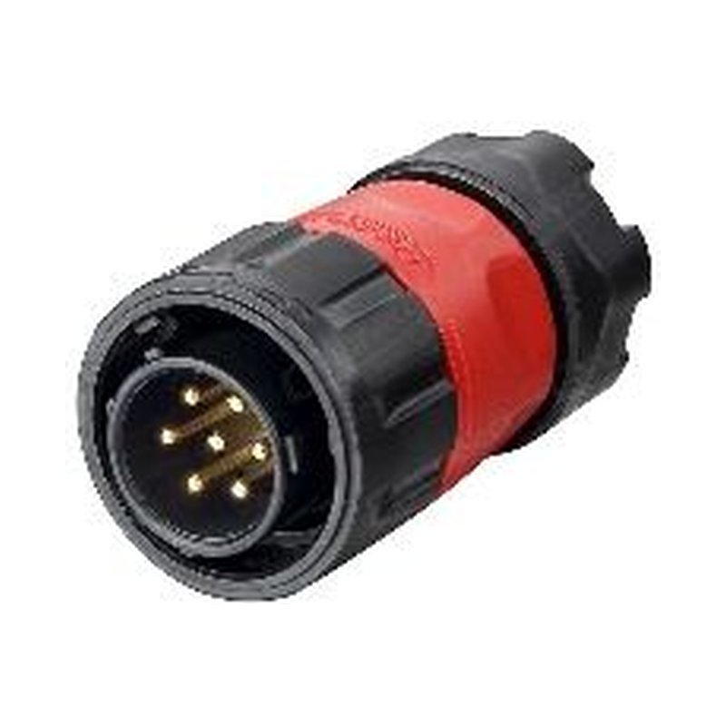 YM-20-C07PE-01-001, 7-Pin Male Cable Mount Waterproof Connector