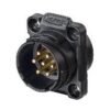 YM-20-C07SX-01-001, 7-Pin Male Panel Mount Waterproof Connector