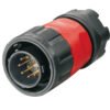 YM-20-C09PE-01-001, 9-Pin Male Cable Mount Waterproof Connector