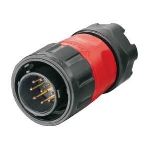 YM-20-C09PE-02-001, 9-Pin Male Cable Mount Waterproof Connector