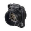 YM-20-C09SX-01-001, 9-Pin Male Panel Mount Waterproof Connector