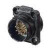 YM-20-C12SX-01-001, 12-Pin Male Panel Mount Waterproof Connector