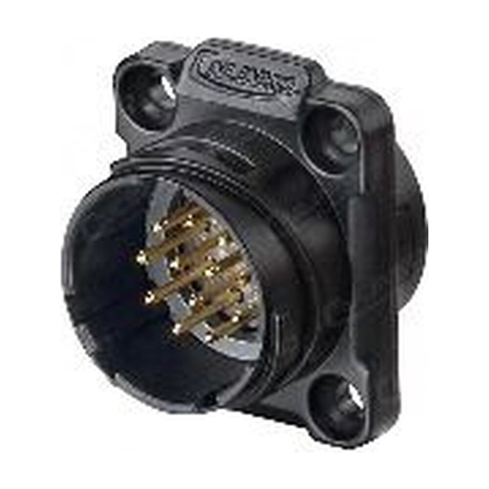 YM-20-C12SX-02-401, 12-Pin Male Panel Mount Waterproof Connector
