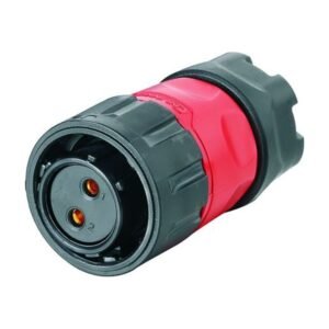 YM-20-J02PE-02-001, 2-Pin Female Cable Mount Waterproof Connector