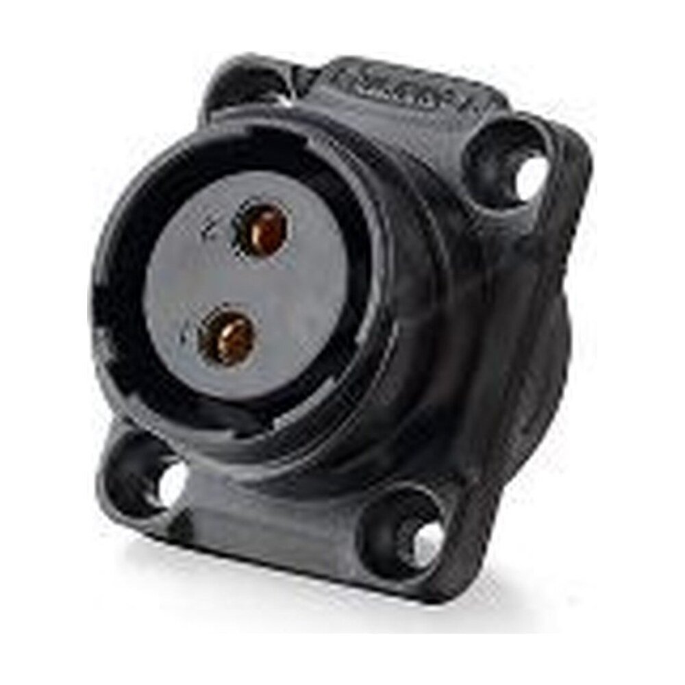 YM-20-J02SX-02-401, 2-Pin Female Panel Mount Waterproof Connector