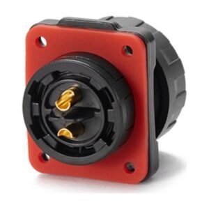 YM-20-J02SX-01-001, 2-Pin Female Panel Mount Waterproof Connector