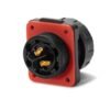 YM-20-J03SX-01-001, 3-Pin Female Panel Mount Waterproof Connector