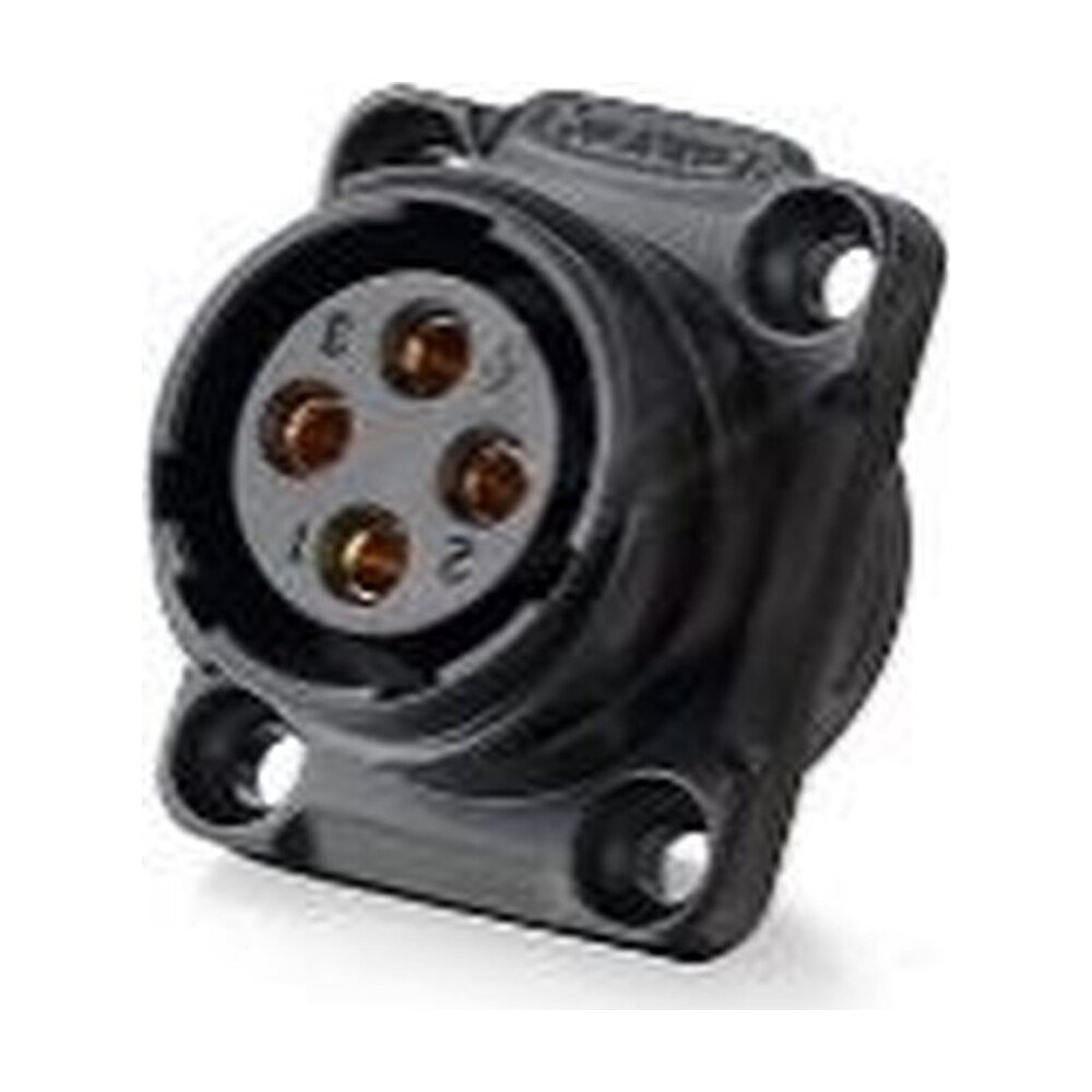 YM-20-J04SX-02-401, 4-Pin Female Panel Mount Waterproof Connector