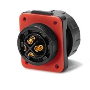 YM-20-J04SX-01-001, 4-Pin Female Panel Mount Waterproof Connector