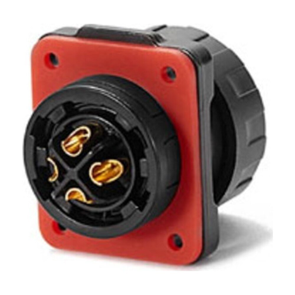 YM-20-J04SX-02-401, 4-Pin Female Panel Mount Waterproof Connector