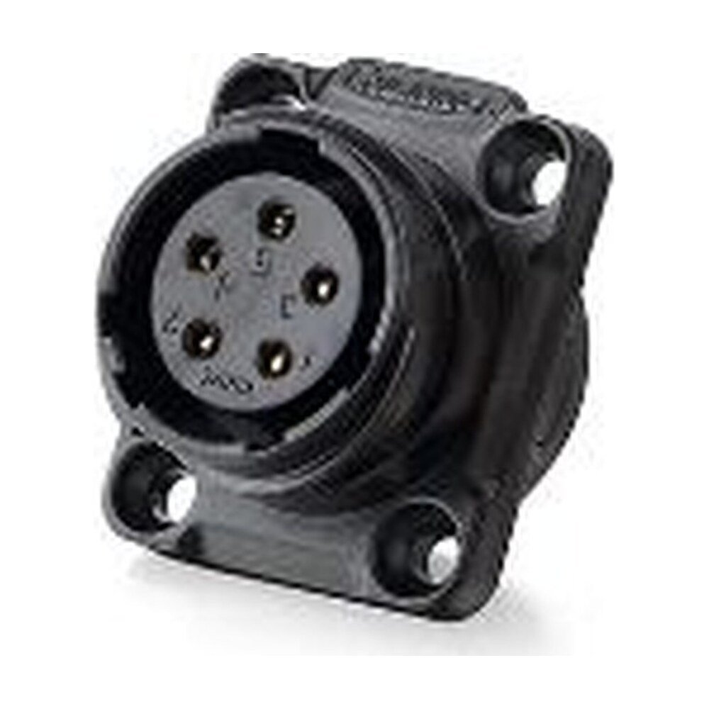 YM-20-J05SX-02-401, 5-Pin Female Panel Mount Waterproof Connector