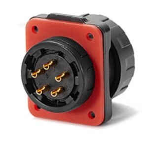 YM-20-J05SX-01-001, 5-Pin Female Panel Mount Waterproof Connector