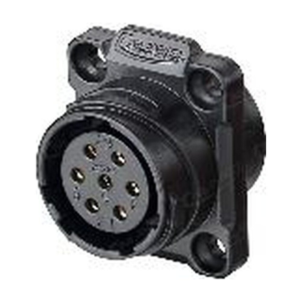 YM-20-J07SX-02-401, 7-Pin Female Panel Mount Waterproof Connector