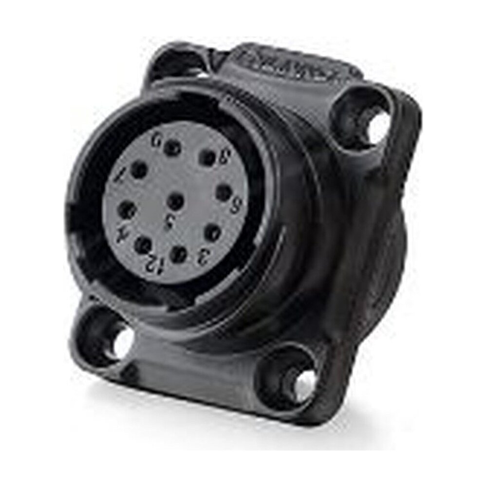 YM-20-J09SX-02-401, 9-Pin Female Panel Mount Waterproof Connector