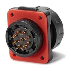YM-20-J09SX-02-401, 9-Pin Female Panel Mount Waterproof Connector