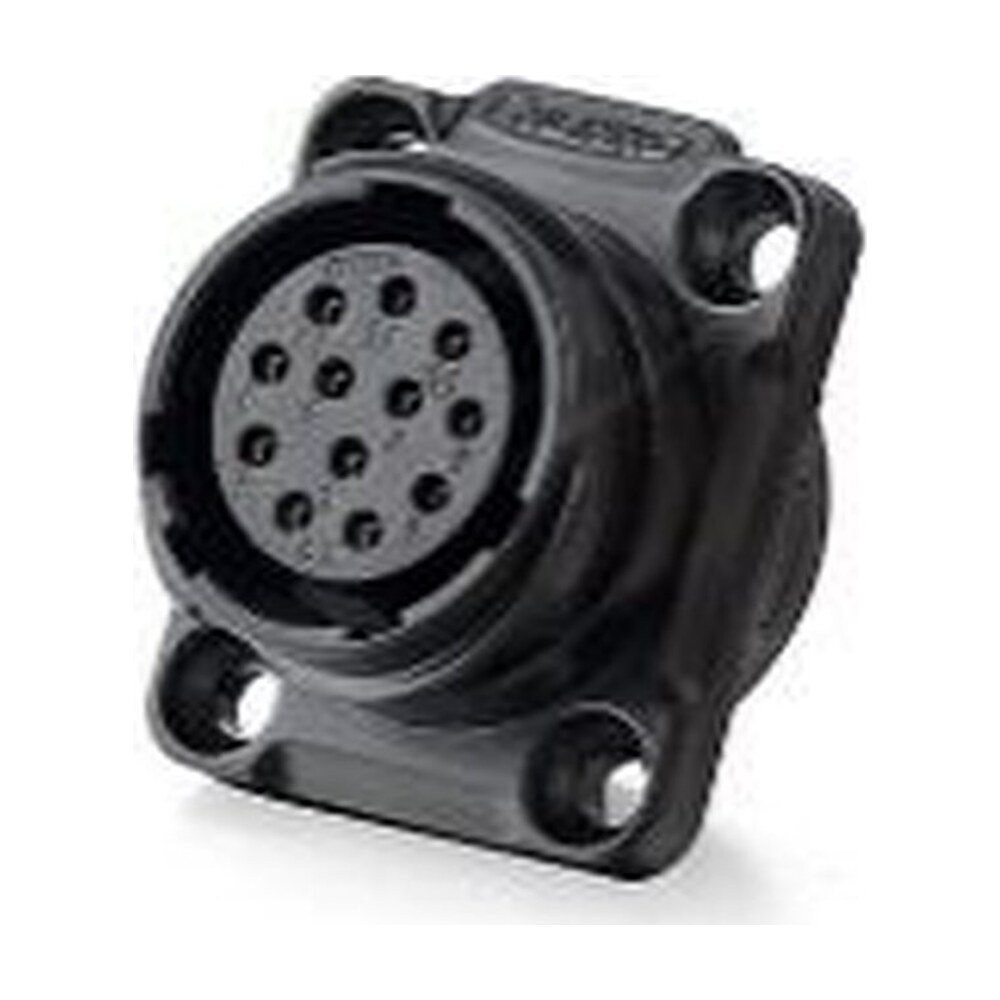 YM-20-J12SX-02-401, 12-Pin Female Panel Mount Waterproof Connector