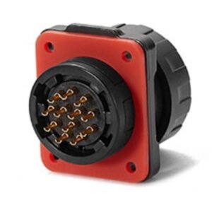 YM-20-J12SX-01-001, 12-Pin Female Panel Mount Waterproof Connector